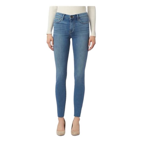 Sam Edelman The Kitten Jeans Blue Mid Rise Skinny Ankle Medium Wash Denim 27 - Picture 1 of 14